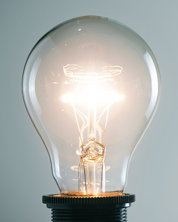 Image of a lightbulb