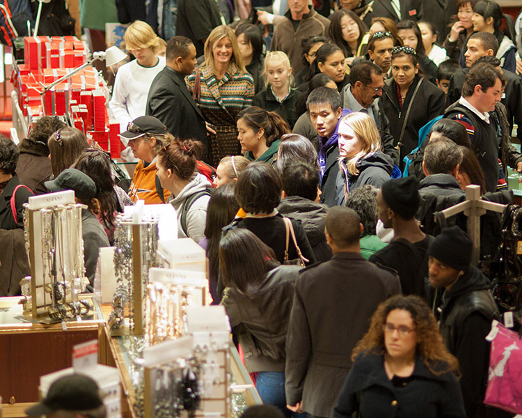 Image of a busy crowd